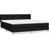 Maison Chic Box spring postelja - Vzmetna postelja z vzmetnico črna 180x200 cm blago SL14527, (21882765) | Shoptok.si
