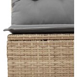  8-dijelni set vrtnih sofa s jastucima bež od poliratana | shoptok.hr