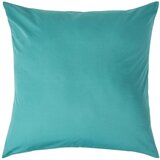 HOMESCAPES Teal prevleka za vzglavnik iz egiptovskega bombaža, 200 niti, 80x80 cm, (20751160) | Shoptok.si