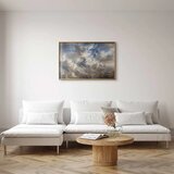  Plakat Golden Reflections on Clouds Announcing Dusk 90x60 Zlatni okvir | shoptok.hr