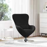  Jajolika fotelja Crna Baršun | shoptok.hr
