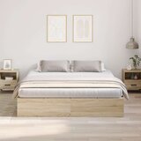  Okvir kreveta za pohranu Sonoma hrast 180x200 cm | shoptok.hr