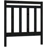  Uzglavlje za krevet crno 95 x 4 x 100 cm od masivne borovine | shoptok.hr