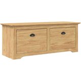  Klupa za hodnik s ladicama BODO Medeno smeđa 118 x 40 x 50 cm - boja meda | shoptok.hr