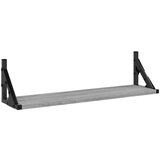  Zidne police 2 kom Boja sivog hrasta sonome 60x15x15,5 cm | Eponuda.com