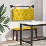  Držeće uzglavlje Zidne Žuta 90 x 55 x 7 cm Baršun - Žuta 80 cm bez LED | shoptok.hr