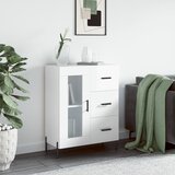 vidaXL Komoda sjajna bijela 69 5x34x90 cm od konstruiranog drva | shoptok.hr