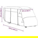 vidaXL Prevleke za avtodom siva 730x235x275 cm netkana tkanina | Shoptok.si