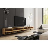 P & B nizka omarica A300, barva hrasta, led | Shoptok.si