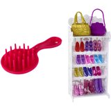  Punčka Lucy, Roza bleščeča obleka, Set čevljev | Shoptok.si