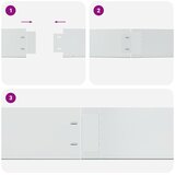  Set od 5 fleksibilnih ograda za travnjak pocinčani čelik 100 x 14 cm | Eponuda.ba
