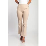 Fenzy Elegantne Pamučne Hlače, Bež Boje | shoptok.hr