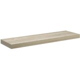  Plutajuće zidne police 2 kom boja hrasta 80 x 23,5 x 3,8 cm MDF | shoptok.hr