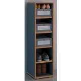 MID.YOU Regal Za Čevlje Salia, Antracit, Barva Hrasta | Shoptok.si