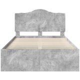  Konstrukcija postelje Beton 120 x 200 cm Masivno borovo les, (5000102141) Slike
