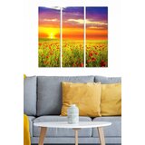 Wallity MDF108571562 multicolor decorative mdf painting (3 pieces) | ePonuda.com