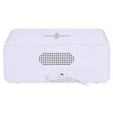 solight CA07W - Digitalni sat sa Qi bežičnim punjačem 230V/CR2032 beli | Eponuda.com