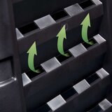  Vrtni komposter crni 93 3 x 93 3 x 113 cm 740 L | shoptok.hr