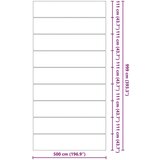  Pravokutni pokrivač za bazen Crna Plastika 999 x 500 cm | shoptok.hr