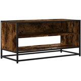 Maison Chic TV omarica - TV stojalo - Televizijska omarica dimljeni hrast 91x40x46 cm inženirski les, (21699080) Cene