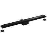  2 u 1 odvod za tuš Crna 100 cm Nehrđajući čelik 304 | shoptok.hr