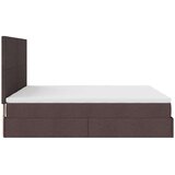 vidaXL Otomanski posteljni okvir z vzmetnicami rjav 180x200 cm blago | Shoptok.si