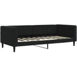  Dnevni krevet crni 90 x 190 cm baršunasti | shoptok.hr