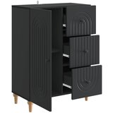  Kreveta s ladicama Crna 66 x 34,5 x 90 cm Konstruirano drvo | shoptok.hr