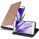 Cadorabo Huawei P9 LITE 2016/G9 LITE v kapučino rjava - Zaščitni ovitek z magnetnim zapiranjem, stoječo funkcijo in režo za kartice, (20549239) | Shoptok.si