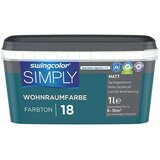 SWINGCOLOR NOTRANJA DISPERZIJSKA BARVA SIMPLY ŠT.18 (1 l, modra) | Shoptok.si