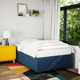  Krevet s oprugama i madracem plavi 120 x 190 cm od tkanine | shoptok.hr