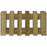  Vrtna sadilica s izgledom 60x30x30 cm impregnirana borovina | Eponuda.com
