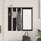  Vješalica za kapute na zidu Zidne Crni hrast 84 x 10 x 80 cm | shoptok.hr