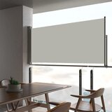 vidaXL Zložljiva stranska tenda za teraso 60x300 cm krem Cene