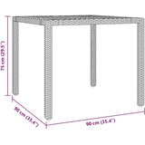  5-dijelni vrtni bistro set od poliratana s jastucima sivi | shoptok.hr