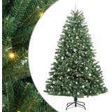  Umjetno božićno drvce s nogom Zelena 240 cm PVC i metal | shoptok.hr