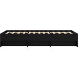  Krevetna konstrukcija Crni hrast 80 x 200 cm Konstruirano drvo | shoptok.hr