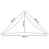  Jedrilica za sunčevu sjenu 4 x 4 x 5,8 m HDPE | Shoptok.si