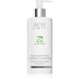Apis Natural Cosmetics Acne-Stop Home TerApis mlijeko za čišćenje i skidanje make-upa sa zelenim čajem 300 ml | shoptok.hr