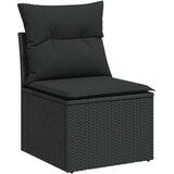  8-dijelni set vrtnih sofa od poliratana s jastucima crni bagrem | shoptok.hr