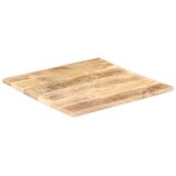 VidaXL Mizna plo&amp;scaron;ča iz trdnega mangovega lesa 25-27 mm 60x60 cm Slike