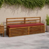  Jastučići za klupe - 2 dijela VUGHT 2 pcs 100% poliester Crvena | shoptok.hr