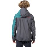 HANNAH men's hardshell jacket nexus asphalt/brittany blue