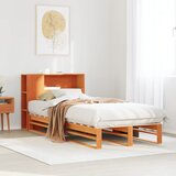  Krevet s regalom za knjige bez madraca 100x200 cm masivno drvo | shoptok.hr