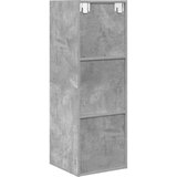  Zidni TV ormarić boja betona 37x37x107 cm od konstruiranog drva | shoptok.hr