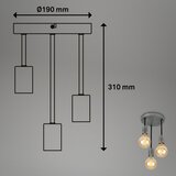 BRILONER Luster na sajli HENGA 3xE27/60W/230V | Eponuda.com