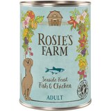  Varčno pakiranje Rosie's Farm Adult 24 x 400 g - Riba & piščanec | shoptok.hr