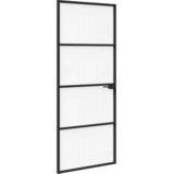  Vrata za dom 83 x 201,5 x 3,5 cm Aluminij i kaljeno staklo | shoptok.hr