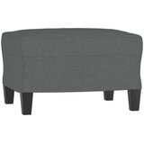  Trosjed s tabureom tamnosivi 180 cm od tkanine | shoptok.hr
