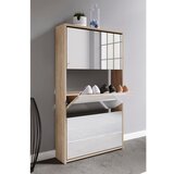 MID.YOU omara z loputami za čevlje stido xl, bela, hrast | Shoptok.si